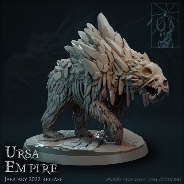 Titan Forge - Ursa Empire - Crystalline Ursa STL 3D PRINTING